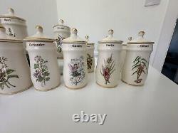 Pots à épices à couvercle de fée des fleurs (x20) - Gresham Marketing vintage - 1989 TBE