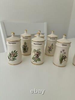 Pots à épices à couvercle de fée des fleurs (x20) - Gresham Marketing vintage - 1989 TBE