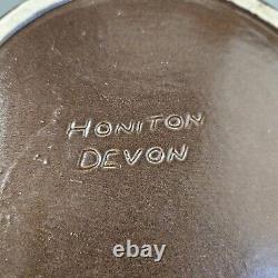 Pots de rangement rétro en céramique brune des années 60/70 à Honiton, Devon, pour café, thé et sucre