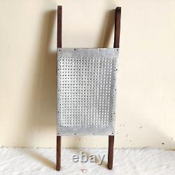 Râpe à fromage en bois vintage et accessoire de cuisine rétro ancien WN97