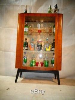 Retro 50s 60s Cocktail Cabinet Vintage Accueil Bar Boissons Cabinet Boissons Bar