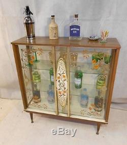 Retro 50s 60s Cocktail Cabinet Vintage Home Bar Boissons Boissons Boissons Bar
