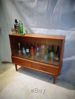 Retro 50s 60s Teak Cocktail Cabinet Vintage Boissons Bar Home Bar Eer Atomic