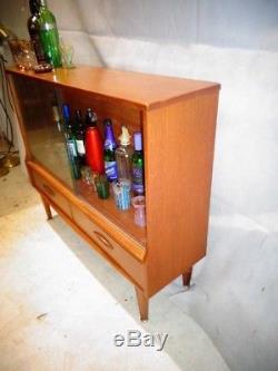 Retro 50s 60s Teak Cocktail Cabinet Vintage Boissons Bar Home Bar Eer Atomic