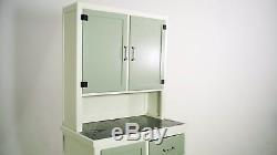 Rétro Vintage Cabinet Dresser 40s 50s Kitchenette Zinc Worktop Livraison
