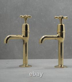 Robinet de pilier en laiton vintage pour évier de Belfast TALL robinet antique rétro