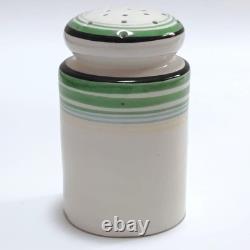 Salière en céramique japonaise vintage, décor de cuisine rétro, fabriqué au Japon
