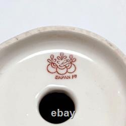 Salière en céramique japonaise vintage, décor de cuisine rétro, fabriqué au Japon