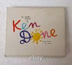 Set de sous-plat et sous-verre Ken Done vintage rétro postmoderne art australien koala