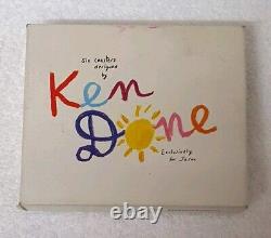 Set de sous-plat et sous-verre Ken Done vintage rétro postmoderne art australien koala