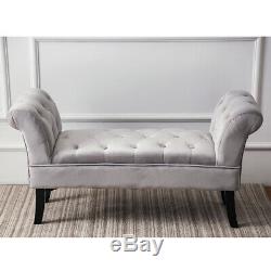 Soft Chair Velvet Crush Accent Bain Vanity Sofa Fauteuil Banc Chambre Salon Nouveau