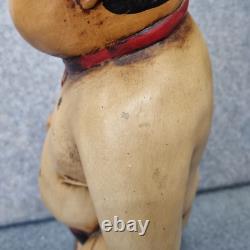 Statue de Chef Vintage Affichage Cuisinier Cuisine Restaurant Boucherie Rétro 30 Pouces Haut