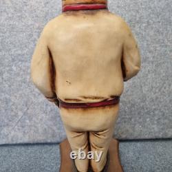 Statue de Chef Vintage Affichage Cuisinier Cuisine Restaurant Boucherie Rétro 30 Pouces Haut