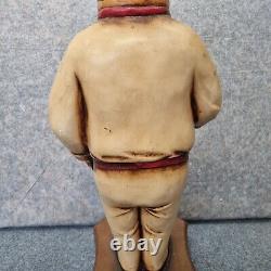 Statue de Chef Vintage Affichage Cuisinier Cuisine Restaurant Boucherie Rétro 30 Pouces de Haut