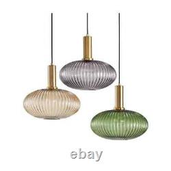 Suspension en Verre Luminaire Moderne Abat-jour Plafond Lampe Abat-jour Îlot de Cuisine