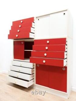 Système de rangement modulaire vintage rétro du milieu du siècle des années 1960 - 2302