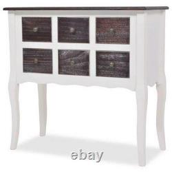 Table Console Buffet 6 Tiroirs Hall Bureau Chambre Salon