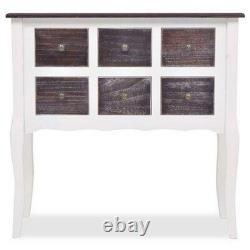 Table Console Buffet 6 Tiroirs Hall Bureau Chambre Salon