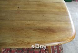 Table De Planches Ercol Drop Vintage, Orme Léger, Rétro, Cuisine, Salle À Manger, Windsor