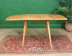 Table De Planches Ercol Drop Vintage, Orme Léger, Rétro, Cuisine, Salle À Manger, Windsor
