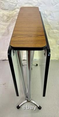 Table à manger à rabat de style années 70 mi-siècle. Mobilier/Vintage/Rétro/Formica