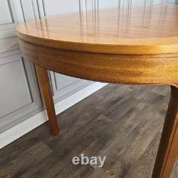 Table à manger extensible en teck rétro vintage Nathan des années 50 MCM