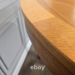 Table à manger extensible rétro vintage Nathan en teck du milieu du siècle, MCM en bois.