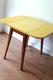 Table à Manger Pliante En Formica Jaune Vintage Des Années 1960