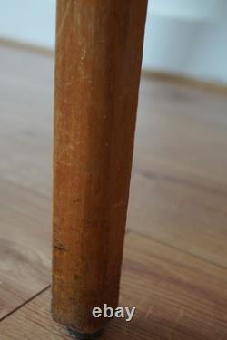 Table à manger pliante en formica jaune vintage des années 1960