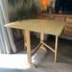 Table &agrave; Manger Vintage En Placage De Bois &agrave; Abattants, Style R&eacute;tro, Gain De Place Pour Cuisine Et Salle &agrave; Manger