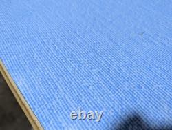 Table de cuisine en Formica vintage Buel années 50 grand modèle petit déjeuner en denim