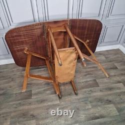 Table de cuisine en bois à feuilles tombantes en Formica rétro vintage de milieu du siècle moderne