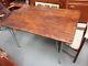 Table De Cuisine En Bois Danois Rétro Vintage Du Milieu Du Siècle Avec Bureau De Travail Mcm Des Années 70