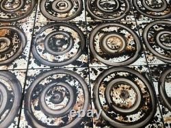 Table de cuisine en bois de teck vintage rétro des années 50 avec carrelage, bureau de travail MCM