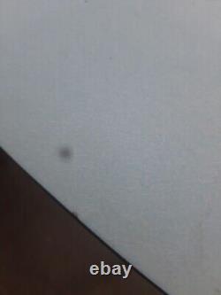 Table de cuisine en formica bleu en bois vintage rétro des années 50, bureau de travail MCM