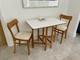 Table De Cuisine Et Chaises En Formica Vintage Années 50