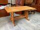Table De Salle à Manger En Pin Massif Naturel De Style Réfectoire Vintage