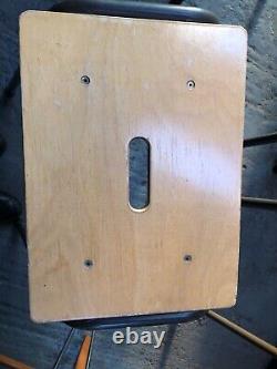 Tabouret de cuisine industriel en bois empilable vintage rétro de milieu du siècle 4