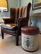 Tabouret En Cuir Et Toile Bumble Bee 'la Royauté De La Nature' Style Vintage / Rétro