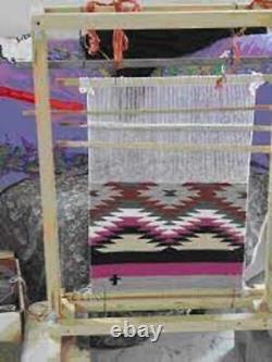 Tapis de couloir en laine et jute tissé à la main, traditionnel indien vintage