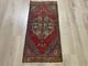 Tapis De Couloir Vintage En Laine Fait Main, Tapis Turc Tribal Rouge, 1,7 X 3,7 Pieds