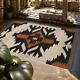 Tapis Kilim En Laine Et Jute Vintage, Tapis Tribal Navajo, Tapis Du Sud-ouest