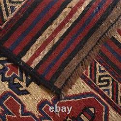 Tapis kilim vintage (saghari) 4,7x6,5 pieds