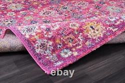 Tapis orientaux résistants aux taches, tapis vintage traditionnels pour salon 7653