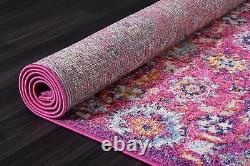 Tapis orientaux résistants aux taches, tapis vintage traditionnels pour salon 7653
