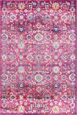 Tapis orientaux résistants aux taches, tapis vintage traditionnels pour salon 7653