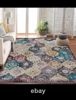 Tapis vintage doux et lavable pour cuisine/salon