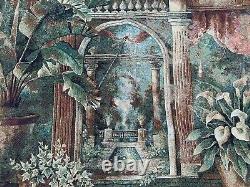 Tapisserie française vintage Décor de cuisine authentique Tenture murale médiévale 134x93cm