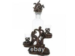 Tentacle Temptation Octopus Squid Decanter & Glasses Nemesis Now Cthulhu Gift