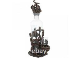 Tentacle Temptation Octopus Squid Decanter & Glasses Nemesis Now Cthulhu Gift